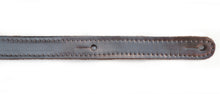 Load image into Gallery viewer, Magma Leathers 2.52" Delux Argentinean Leather Chamois Guitar Strap Cristal Metallic Pewter (07MCR01PE.)