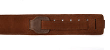 Load image into Gallery viewer, Magma Leathers 2.52" Delux Argentinean VINTAGE leather Guitar Strap Brown (07MV02.)