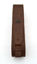 Load image into Gallery viewer, Magma Leathers 2.52" Delux Argentinean VINTAGE leather Guitar Strap Brown (07MV02.)