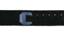 Load image into Gallery viewer, Magma Leathers 2.52" Delux Argentinean VINTAGE leather Guitar Strap Blue (07MV03.)
