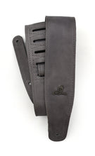 Load image into Gallery viewer, Magma Leathers 2.52" Delux Argentinean VINTAGE leather Guitar Strap GREY (07MV09.)