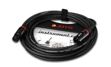 Load image into Gallery viewer, JOYO XLR Cables 20ft Microphone Cables XLR Male to XLR Female No Signal Loss and Balanced Shielded for Mixer,Recording Studio,Podcast Black (CM-28)