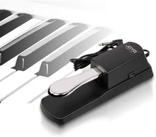 Load image into Gallery viewer, JOYO JSP-10 Universal Sustain Pedal for Electric Piano Keyboard Synthesizer with 1/4 Inch Connector Digital Piano Pedal