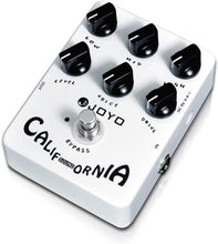 Load image into Gallery viewer, JOYO Overdrive Distortion Pedal Amp Simulator Rock Tones from OD to Dist for Electric Guitar Effect - Bypass (California Sound JF-15)