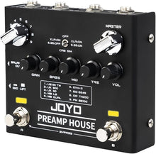 Load image into Gallery viewer, JOYO Cabinet Simulator Pedal Dual Channel with Clean and Distortion for Electric Guitar Effect (Preamp House R-15)