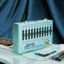 Load image into Gallery viewer, JOYO EQ Pedal 10 Band Equalizer (31.25Hz-16kHz) for Electric Guitar & Bass Including 4-string/ 5-string / 6-string/ 7-string Guitars (R-12)