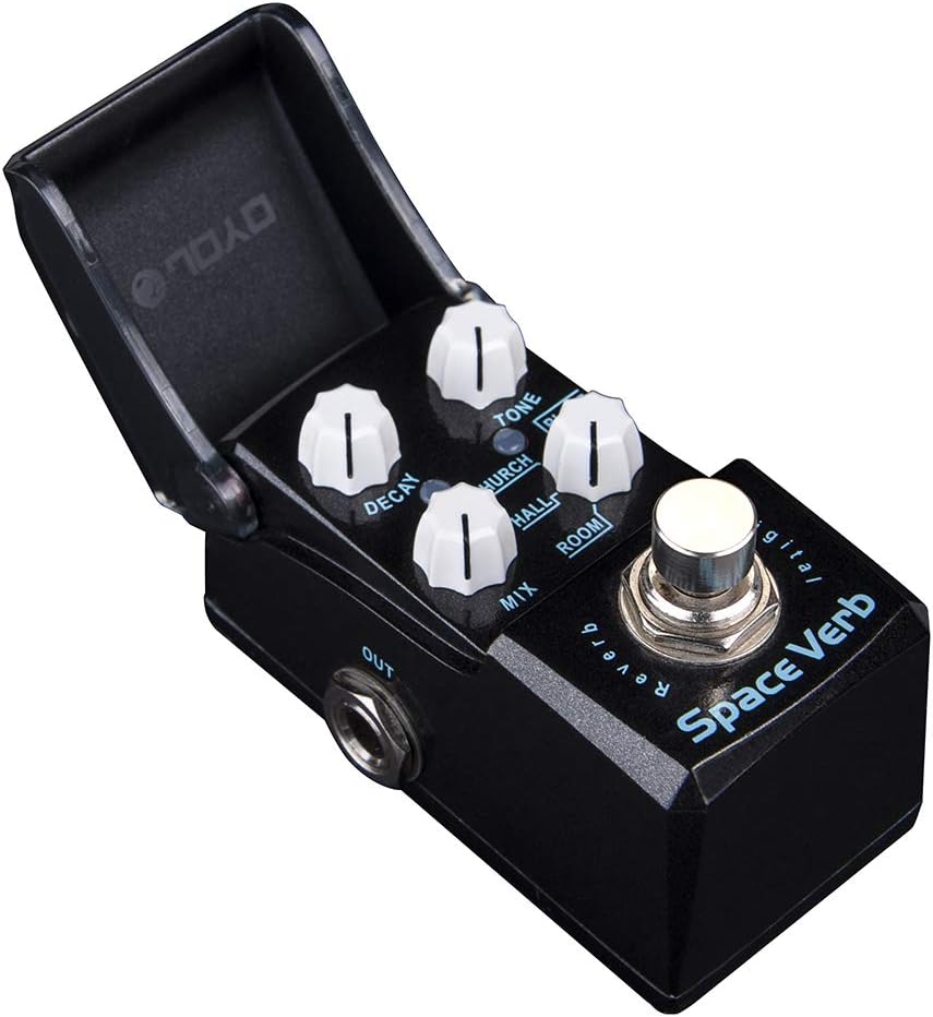 JOYO Digital Reverb Mini Pedal 4 Modes Reverb Pedal for Guitar Effect