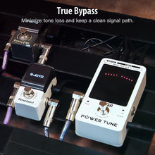 Load image into Gallery viewer, JOYO Power Supply Tuner Pedal with Isolated 8-Channel (2 at 500mA, 6 at 100mA) Low Noise DC 9V Output - True Bypass (Power Tune JF-18R)