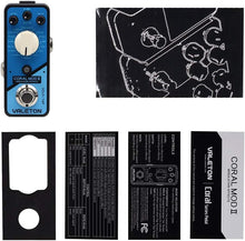 Load image into Gallery viewer, Valeton Coral Mod II Digital Modulation Chorus Flanger Phaser Univibe Tremolo Lofi Multi Effects Guitar Bass Pedal