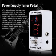 Load image into Gallery viewer, JOYO Power Supply Tuner Pedal with Isolated 8-Channel (2 at 500mA, 6 at 100mA) Low Noise DC 9V Output - True Bypass (Power Tune JF-18R)