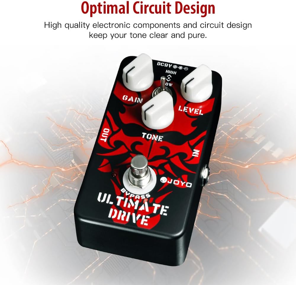 joyo distortion pedal Joyo JF-02 Ultimate Drive Overdrive Effects Pedal