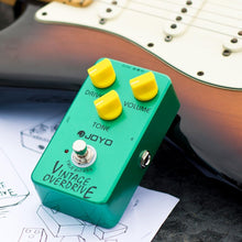 Load image into Gallery viewer, JOYO Vintage Overdrive Pedal Classic Tube Screamer Pedal for Electric Guitar Effect - True Bypass (JF-01)