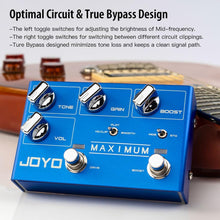 Load image into Gallery viewer, JOYO Brand R-05 Overdrive Pedal, Dual Channel, Blue - Electric Guitar Effects