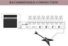 Load image into Gallery viewer, JOYO PXL8 Foot Pedal Controller 8 FX Loop Programmable Pedal Switcher with True Bypass (Black)