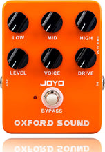 Load image into Gallery viewer, JOYO Overdrive Guitar Effect Pedal Amplifier Simulation Distortion Pedal for Electric Guitar - Bypass (Oxford Sound JF-22)