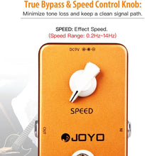 Load image into Gallery viewer, JOYO Vintage Phase Effect Pedal Beautifully Re-Creates Classic Phaser Sounds of 70's for Electric Guitar Effect - True Bypass (JF-06)