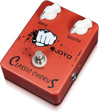 Load image into Gallery viewer, JOYO Chorus Pedal Crisp & Transparent Chorus Full Bodied Sounds and Deep-clear Tone for Electric Guitar Effect - True Bypass (JF-05)