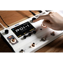 Load image into Gallery viewer, Hotone Ampero II Stage MP-380 Multi-Effects Pedal Dual Effect Chains with Expression Pedal FX Loop MIDI I/O Stereo OTG USB Audio Interface Touch Screen, (with 9V power supply)