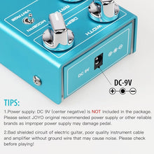 Load image into Gallery viewer, JOYO Chorus Pedal Multiple Chorus Effects Semi-Analog Circuit From surreal Deep Tone to Fierce and Vintage (R-22)