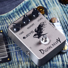 Load image into Gallery viewer, JOYO Digital Delay Effect Pedal for Electric Guitar & Bass Delay Time Range 25ms-600ms Sounds "Analog" Delay - True Bypass (JF-08)