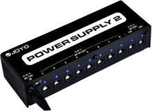 Load image into Gallery viewer, JOYO Power Supply 10 Output 9V 12V 18V Options Isolated Short-circuit Overload Protection for Effect Pedal