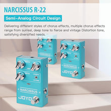 Load image into Gallery viewer, JOYO Chorus Pedal Multiple Chorus Effects Semi-Analog Circuit From surreal Deep Tone to Fierce and Vintage (R-22)