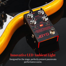 Load image into Gallery viewer, JOYO Bass Guitar Pedals High Gain Overdrive Effect Pedal with Independent Mid Frequency and Gain Boost for Bassist Electric Guitar Bass (DOUBLE THRUSTER R-28)