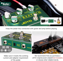 Load image into Gallery viewer, JOYO Pure Analog Overdrive & Distortion Multi Effect Pedal R Series 8 Classic OD/DS Sounds for Electric Guitar (Baatsin R-11)