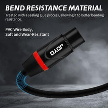 Load image into Gallery viewer, JOYO XLR Cables 20ft Microphone Cables XLR Male to XLR Female No Signal Loss and Balanced Shielded for Mixer,Recording Studio,Podcast Black (CM-28)