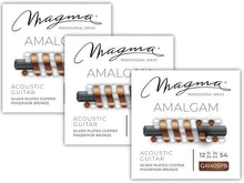 Load image into Gallery viewer, Magma Acoustic Guitar Strings Medium Light Gauge AMALGAM PB and SP wound Set, .012 - .054 (FBA-GA140SPB)