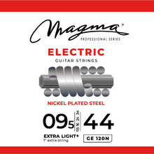 Load image into Gallery viewer, Magma Electric Guitar Strings Regular Light Gauge Nickel-Plated Steel Set, .0095 - .044 (GE120N)