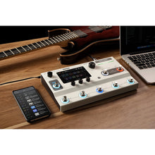 Load image into Gallery viewer, Hotone Ampero II Stage MP-380 Multi-Effects Pedal Dual Effect Chains with Expression Pedal FX Loop MIDI I/O Stereo OTG USB Audio Interface Touch Screen, (with 9V power supply)