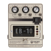 Load image into Gallery viewer, Walrus EB-10 Preamp/EQ/Boost (Cream) Guitar Effects Pedal