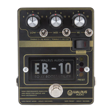 Load image into Gallery viewer, Walrus EB-10 Preamp/EQ/Boost (Black) Guitar Effects Pedal