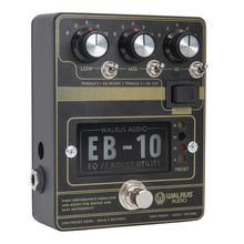 Load image into Gallery viewer, Walrus EB-10 Preamp/EQ/Boost (Black) Guitar Effects Pedal