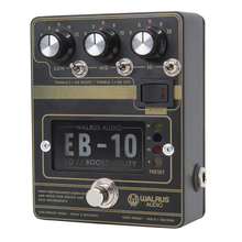 Load image into Gallery viewer, Walrus EB-10 Preamp/EQ/Boost (Black) Guitar Effects Pedal