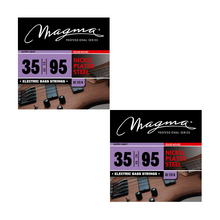 Load image into Gallery viewer, Magma Electric Bass Strings Super Light - Nickel Plated Steel Round Wound - Long Scale 34" Set, .035 - .095 (BE120N)
