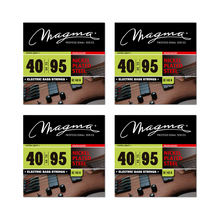 Load image into Gallery viewer, Magma Electric Bass Strings Extra Light - Nickel Plated Steel Round Wound - Long Scale 34" Set, .040 - .095 (BE140N)