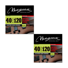 Load image into Gallery viewer, Magma Electric Bass Strings Extra Light - Nickel Plated Steel Round Wound - Long Scale 34" 5 Strings Set, .040 - .120 (BE145N)