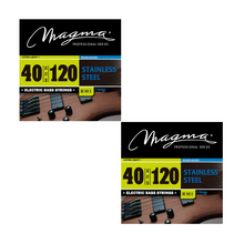 Load image into Gallery viewer, Magma Electric Bass Strings Extra Light - Stainless Steel Round Wound - Long Scale 34" 5 Strings Set, .040 - .120 (BE145S)