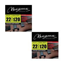 Load image into Gallery viewer, Magma Electric Bass Strings Extra Light - Nickel Plated Steel Round Wound - Long Scale 34" 7 Strings Set, .022 - .120 (BE147N)