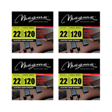 Load image into Gallery viewer, Magma Electric Bass Strings Extra Light - Nickel Plated Steel Round Wound - Long Scale 34" 7 Strings Set, .022 - .120 (BE147N)