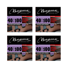 Load image into Gallery viewer, Magma Electric Bass Strings Light - Nickel Plated Steel Round Wound - Long Scale 34" Set, .040 - .100 (BE150N)