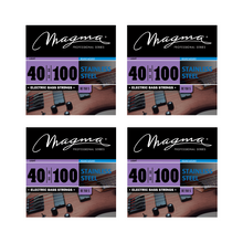 Load image into Gallery viewer, Magma Electric Bass Strings Light - Stainless Steel Round Wound - Long Scale 34" Set, .040 - .100 (BE150S)
