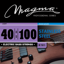 Load image into Gallery viewer, Magma Electric Bass Strings Light - Stainless Steel Round Wound - Long Scale 34" Set, .040 - .100 (BE150S)