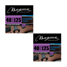 Load image into Gallery viewer, Magma Electric Bass Strings Light - Stainless Steel Round Wound - Long Scale 34" 5 Strings Set, .040 - .125 (BE155S)
