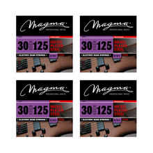 Load image into Gallery viewer, Magma Electric Bass Strings Light - Nickel Plated Steel Round Wound - Long Scale 34" 6 Strings Set, .030 - .125 (BE156N)