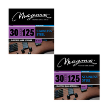 Load image into Gallery viewer, Magma Electric Bass Strings Light - Stainless Steel Round Wound - Long Scale 34" 6 Strings Set, .030 - .125 (BE156S)