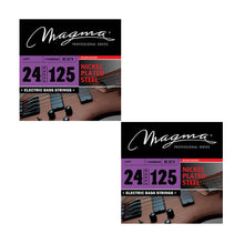 Load image into Gallery viewer, Magma Electric Bass Strings Light - Nickel Plated Steel Round Wound - Long Scale 34" 7 Strings Set, .024 - .125 (BE157N)