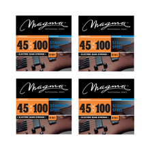 Load image into Gallery viewer, Magma Electric Bass Strings Medium Light - Stainless Steel Round Wound - Long Scale 34" Set, .045 - .100 (BE160S)